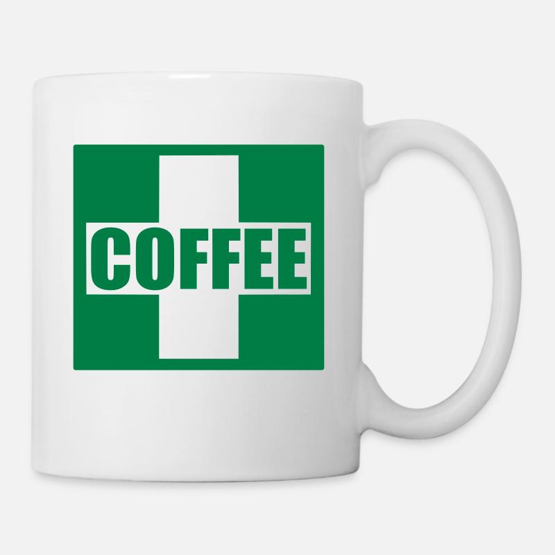 Notkaffee - Tasse - Weiß