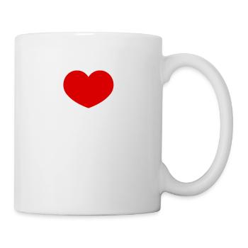 I love Dubbe - Tasse - Weiß - Rechts