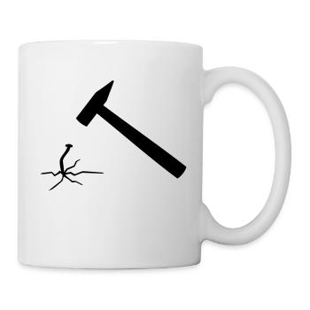 Handwerk Handwerker Heimwerker DIY Renovieren - Tasse - Weiß - Rechts