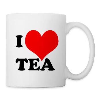 Tea Motif for tea lovers - Mug - white - Right