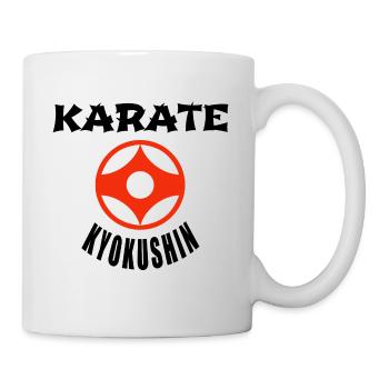 Kyokushin Karate - Tasse - Weiß - Rechts