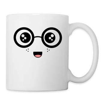 Nerdy Face - Mug - white - Right