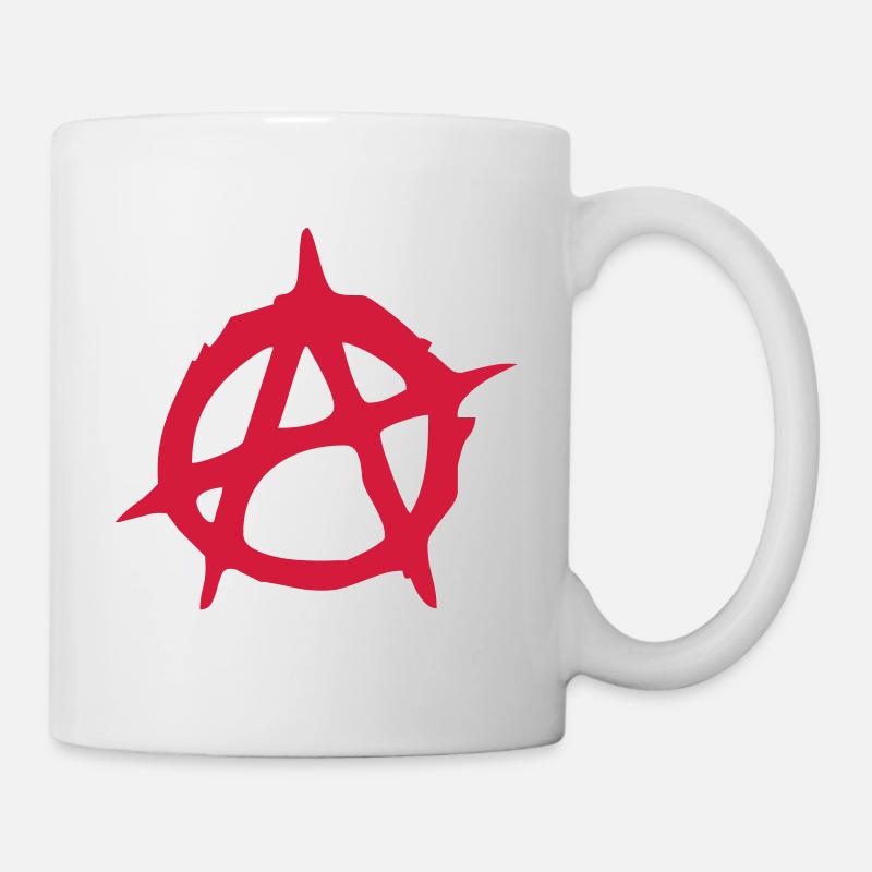 Anarchy représentation de caractères symbole - Mug blanc - blanc