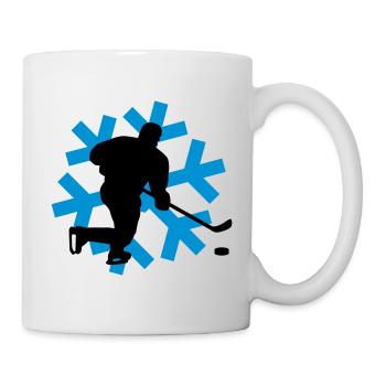 eishockey_c_2c - Mug blanc - blanc - Droite