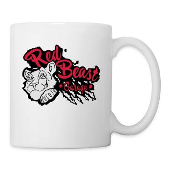Red Beast Garage - Mug blanc - blanc - Droite
