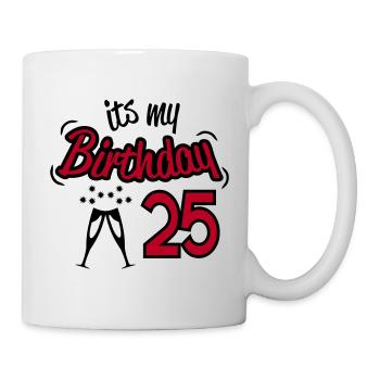 birthday_25 - Mug - white - Right