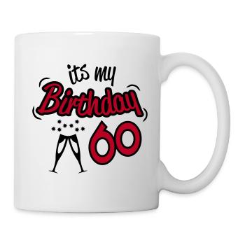 birthday_60 - Mug blanc - blanc - Droite