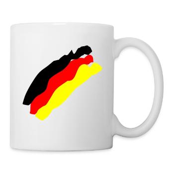 German flag - Mug - white - Right