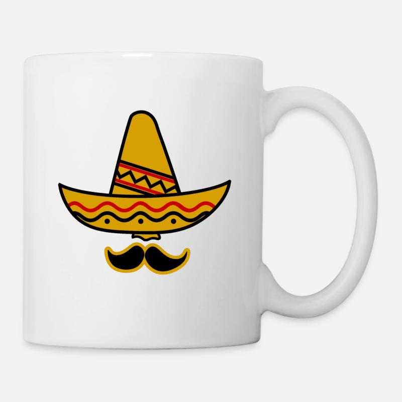 Sombrero - Tasse - Weiß