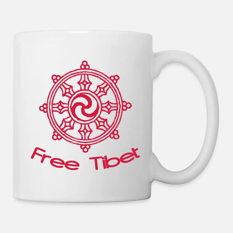 SPEER Tibet libre - Mug blanc - blanc