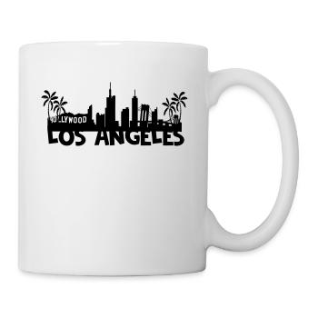 Los Angeles skyline - Mug - white - Right