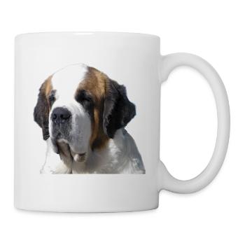 Bernhardiner - Tasse - Weiß - Rechts