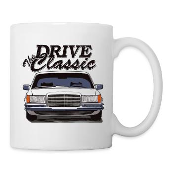 W116 conduire le classique - Mug blanc - blanc - Droite