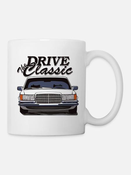 W116 drive the classic - Tasse - Weiß