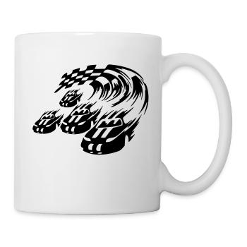 car rally - Mug - white - Right