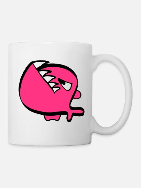Red piranha - Mug - white