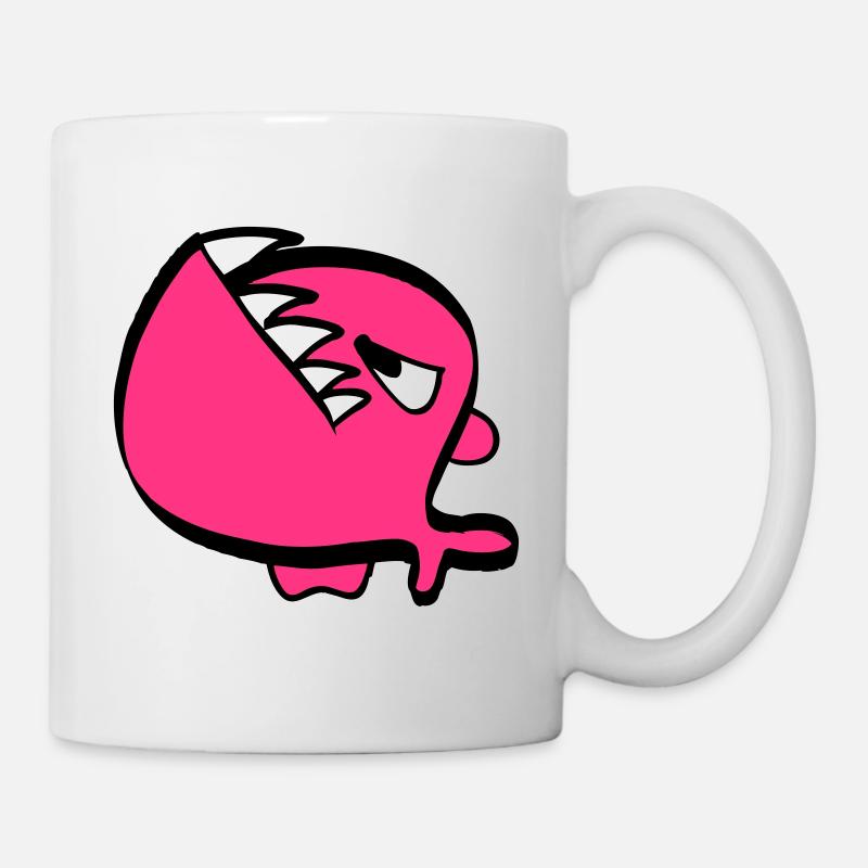 Roter Piranha - Tasse - Weiß