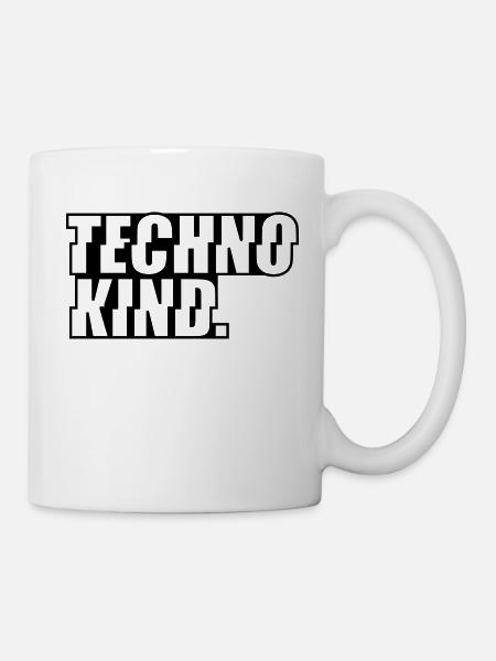 Technokind Rave Festivals Techno Party Afterhours - Tasse - Weiß