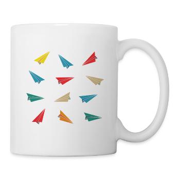 Paper flyer paper planes Paper planes - Mug - white - Right