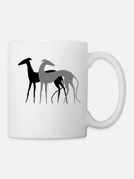 Galgos - Tasse - Weiß