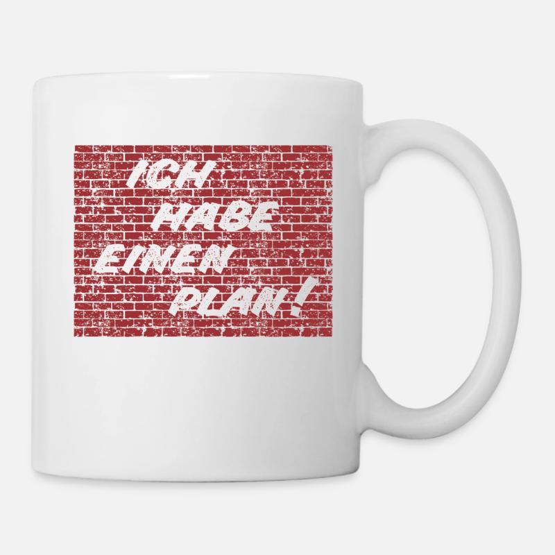 Kult - Ich habe einen Plan! - DDR TV - Tasse - Weiß
