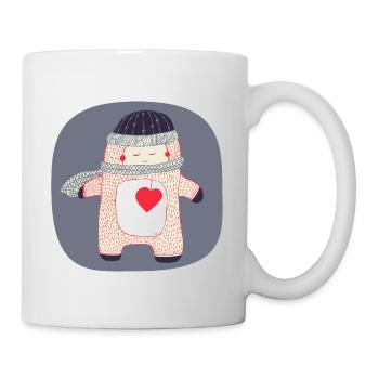 lieben - Tasse - Weiß - Rechts