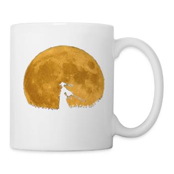 Oo Samurai / Moon oO - Mug - white - Right