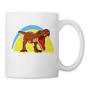 Predator Dinosaure T-Rex Tyrannosaure - Mug blanc - blanc - Droite