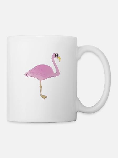 flamingo - Mug blanc - blanc