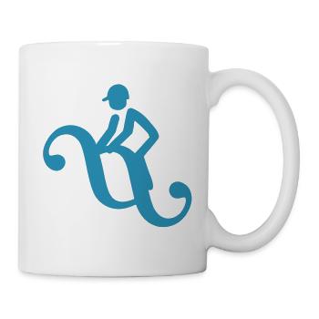 Paragraphenreiter classique - Mug blanc - blanc - Droite