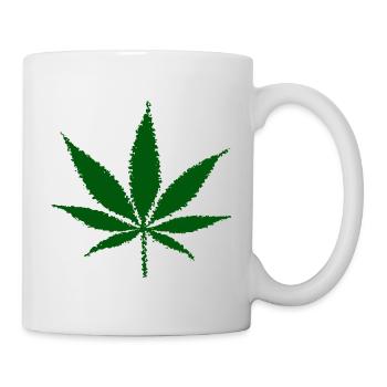 Cannabis (Édition Verte) - Mug blanc - blanc - Droite
