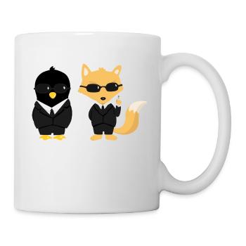 Geeks in black - Mug - white - Right