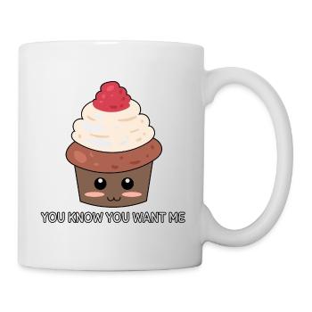 You Know You Want Me - Tasse - Weiß - Rechts