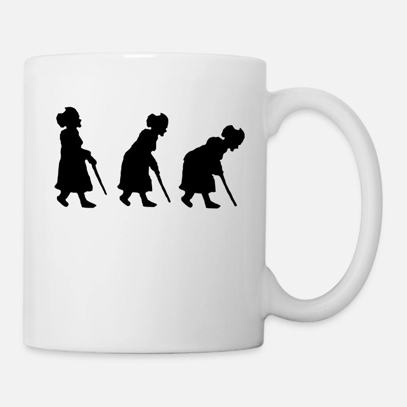 oma re-evolution - Tasse - Weiß