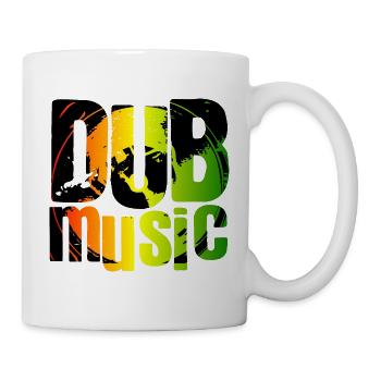 Dub music - Tasse - Weiß - Rechts