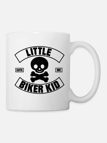 Little Biker Kid MC - Mug - white