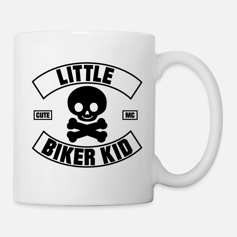 Little Biker Kid MC - Mug - white