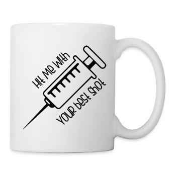 Best Shot Nurse Gifts - Mug - white - Right
