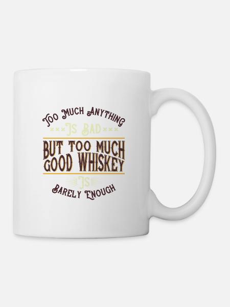 GOOD WHISKEY - Tasse - Weiß