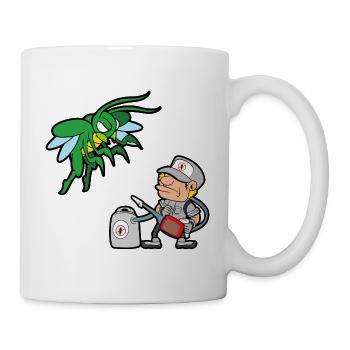Exterminator pest control - Mug - white - Right