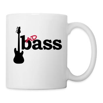 Bass badass - Mug - white - Right