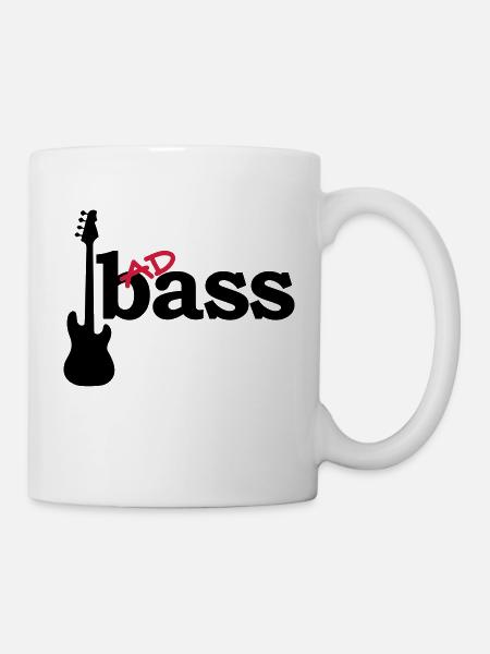 Bass Badass - Tasse - Weiß