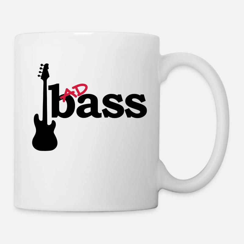 Bass Badass - Tasse - Weiß