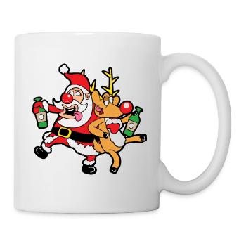 Noël drôle Noël Noël Noël - Mug blanc - blanc - Droite