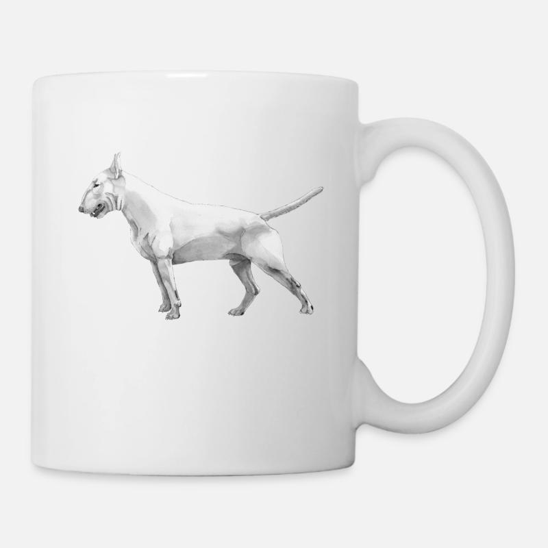 Bull terrier - Mug blanc - blanc