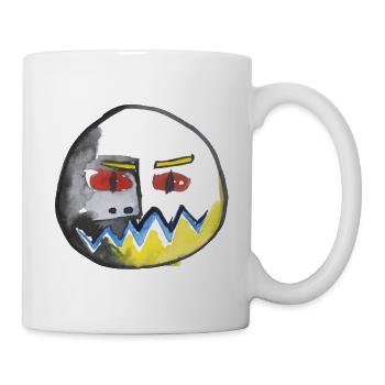 Mask Two - pancake style for hey kids - Mug - white - Right