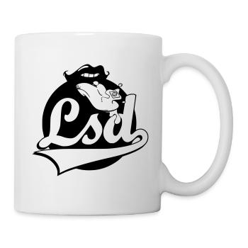 LSD Albert Hofmann Acid Pappen Psychedelisch - Tasse - Weiß - Rechts