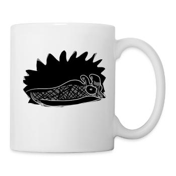 Hérisson - Mug blanc - blanc - Droite
