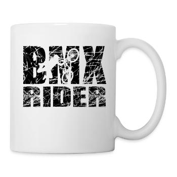 BMX RIDER - Mug blanc - blanc - Droite