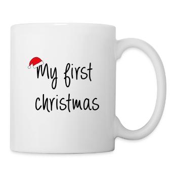my first christmas Geschenk Idee - Tasse - Weiß - Rechts